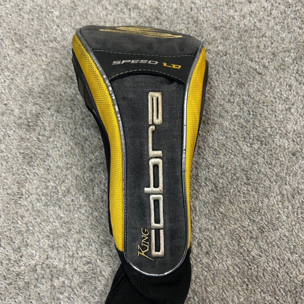 Cobra Golf Headcover OS Black Yellow King Cobra Speed LD Driver Cover